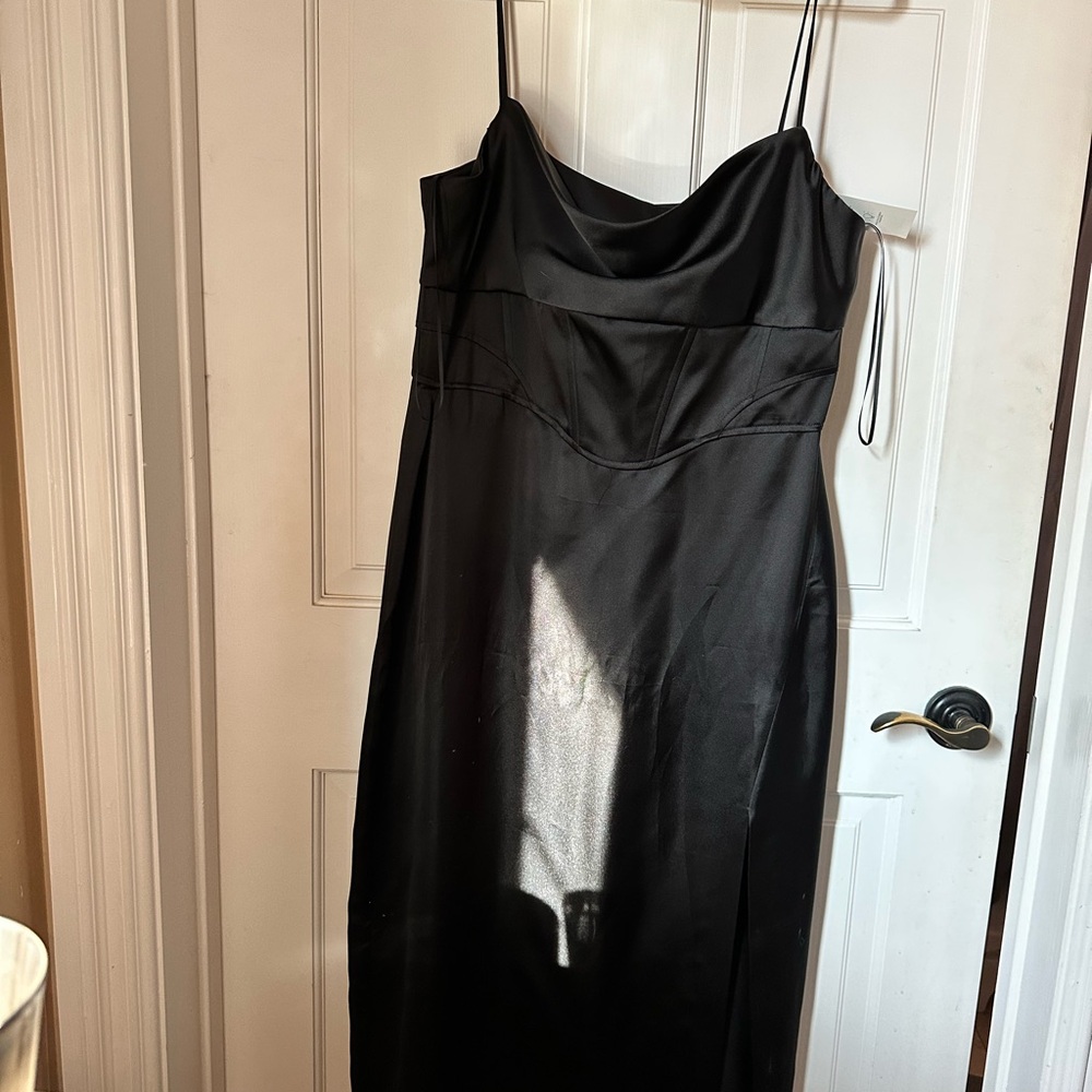 Zara Strapless Black Dress